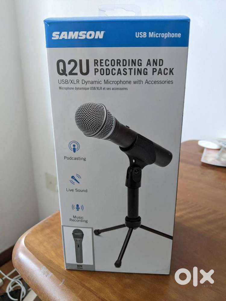 Samson Q2U USB Microphone – Excellent Condition, Ideal for Podcasting