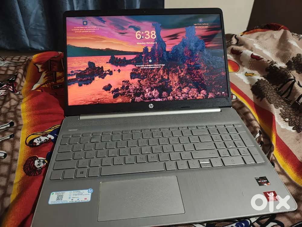 Hp laptop Ryzen i3 11th gen 4gb ram 256gb storage 2023 model