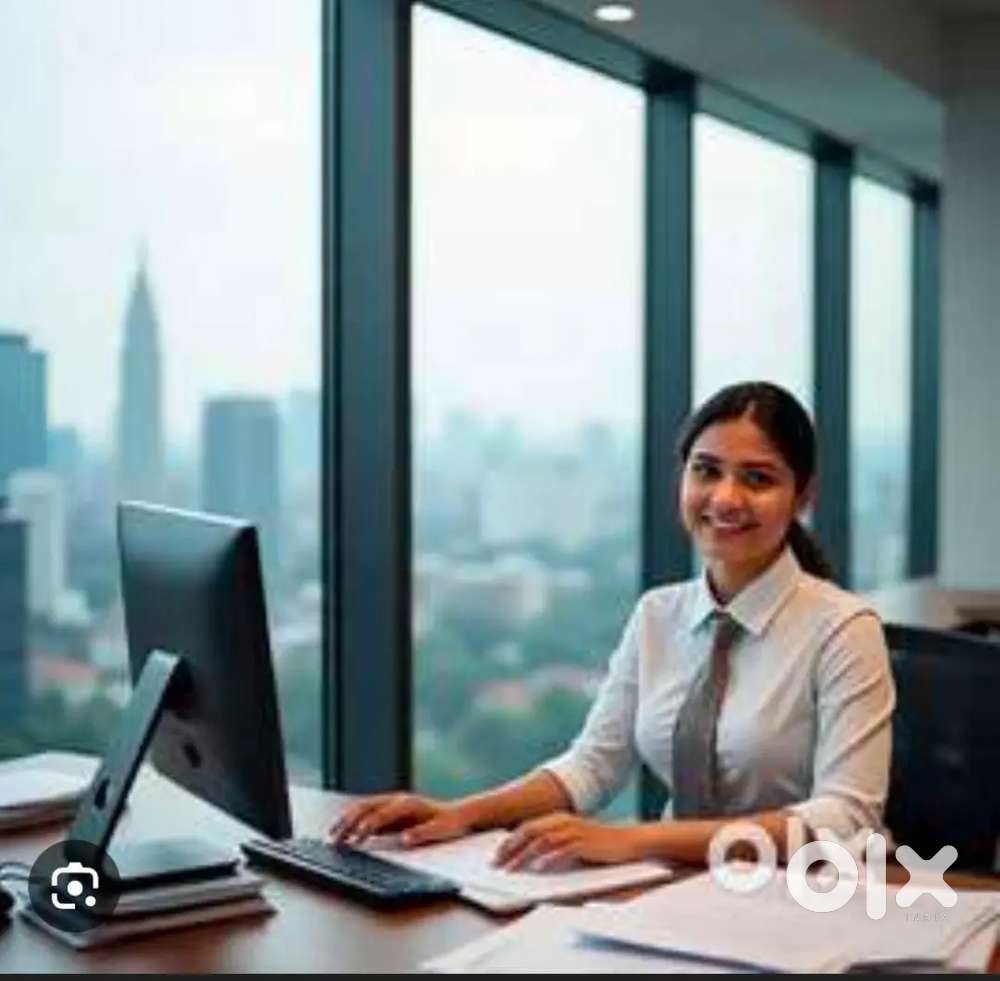 Good looking office Receptionist girl hiring urgent basis