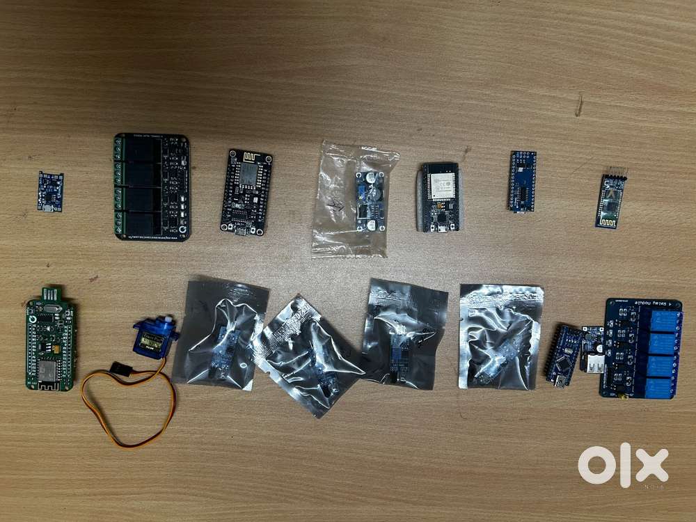 Arduino uno and Electronic components (collage projects)