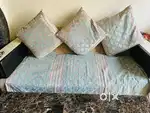 Designer Modern 3+2 Sofa set with cushions with less used