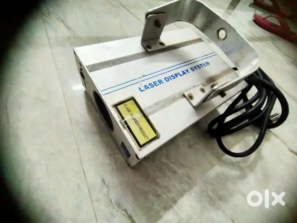 Disco green laser display system