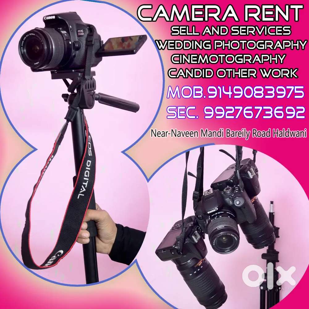 Camera rent all available guys