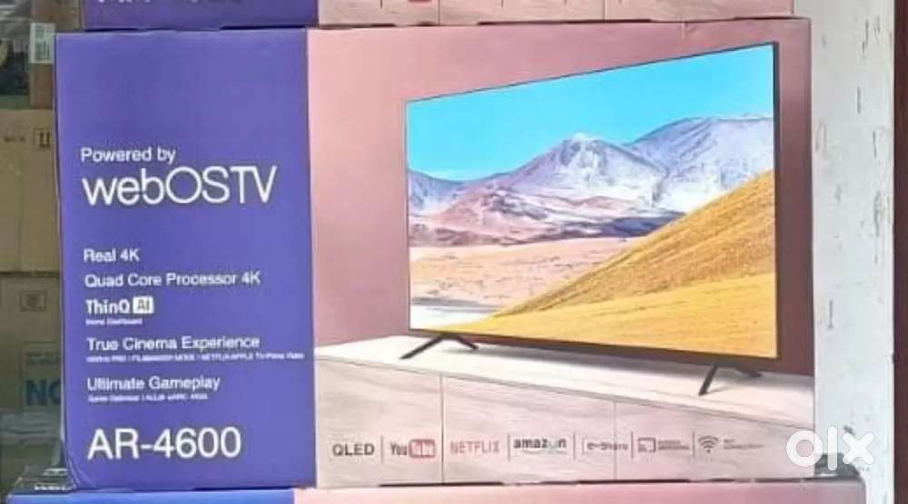 40 inch smart android frameless led tv 600 free channel voice remote