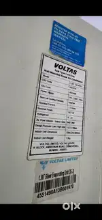 Sale Tata voltas ac 1.5 ton very good condition