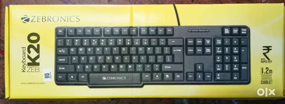 ZEBRONICS K20 KEYBOARD all in new condition
