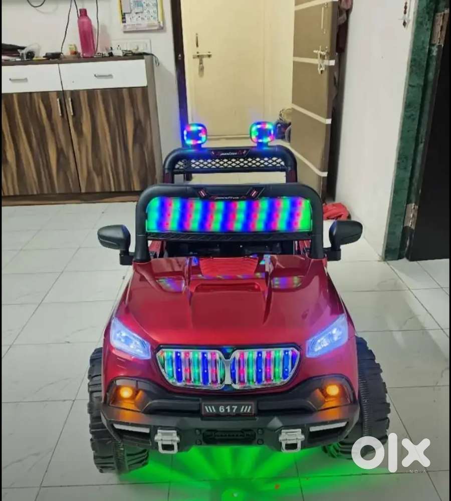 Battery operated car with remote