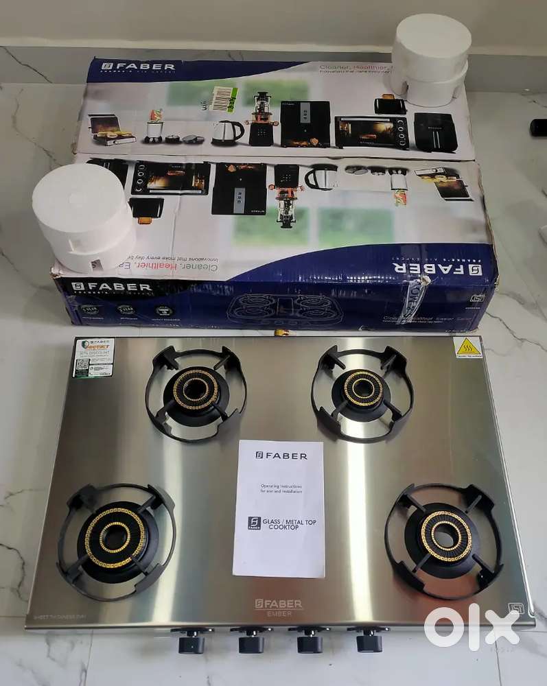 Brand new FABER Ember 4 burner stove