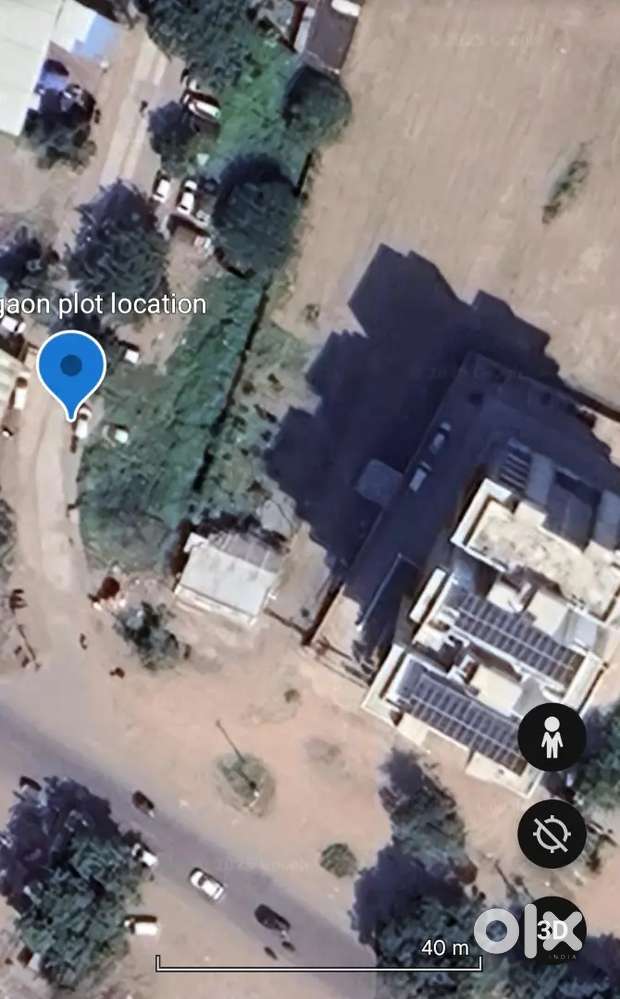 On the highway at Padegaon, road facing, corner plot, developed area.