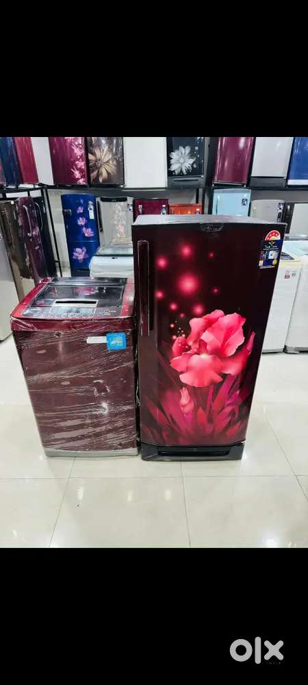 Godrej flower model with base and lg flower model washing machine 44