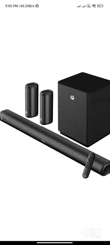 Motorola's home theater with warranty