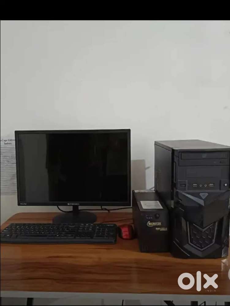 Coumputer and glass counter