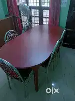 Dining Table with 5 chairs / 3 Seater sofa 2 no's