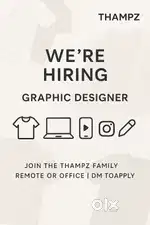 We’re Hiring: Graphic Designer (Remote or Office)