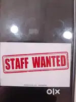 Male or female required for office purpo ,bank work,office assistant ,