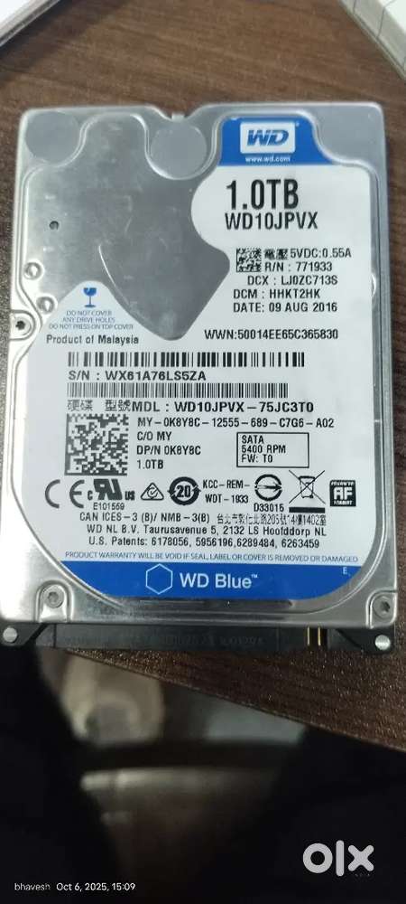 1 tb harddisk