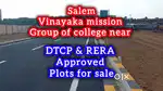 Salem Vinayaka mission medical college near plots for sale