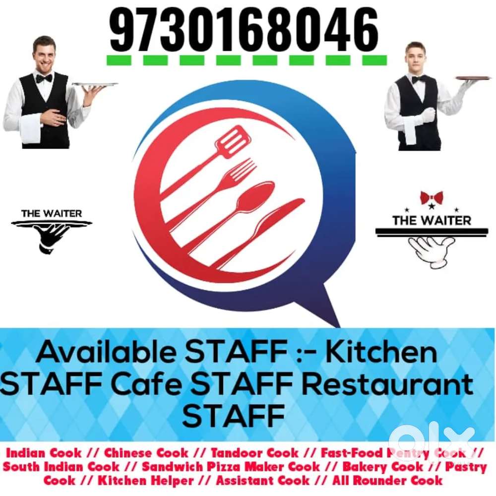 If You required any staff for Hotel/Restaurant/Fast Food/ All India,