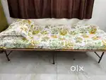 Folding bed, study table, chair