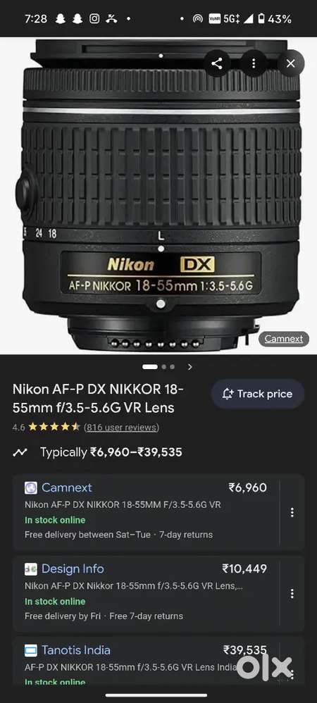 Nikon 18-55 lens