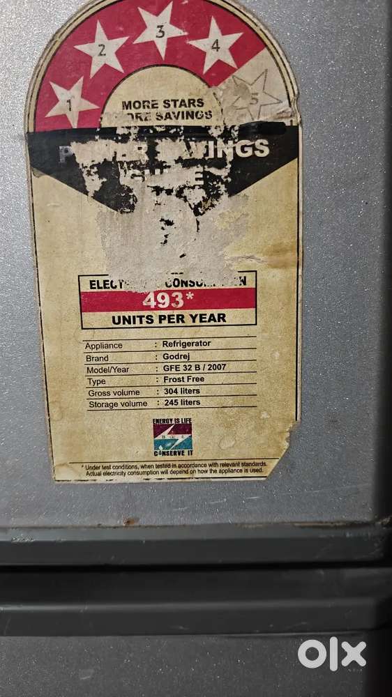 Godrej fridge 4star 5-6 yrs old
