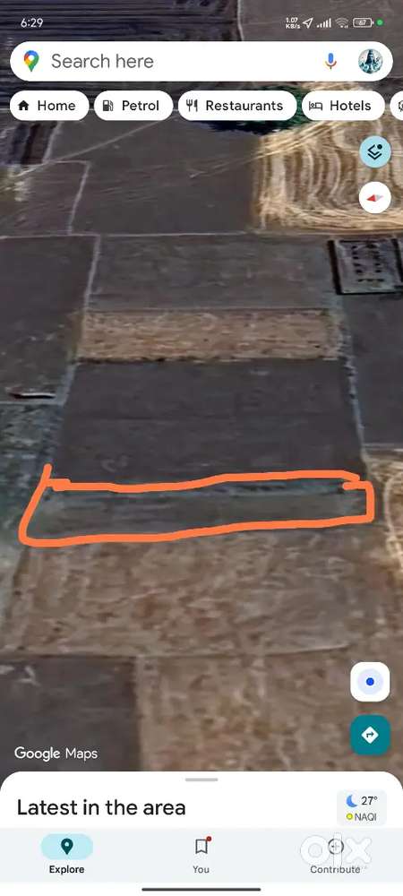 (MAHULI HALT KE NAJDEEK HAI(300m) ke bad gaya dobhi hai
