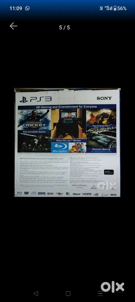 Gaming console PS3 Good Condition For Sale