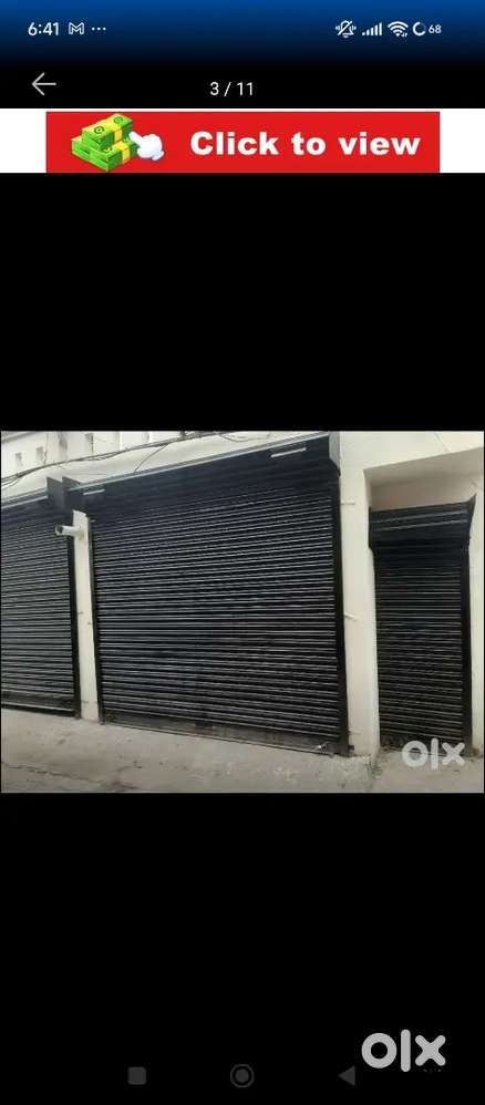 10 x 20 feet one shop area, commercial shop at very low price