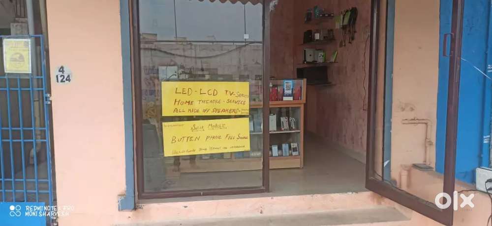 Shop for rent, no advance  rent only  on main road