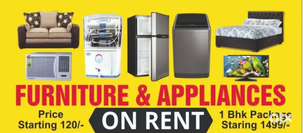 Furniture Appliances on RENT Sabse sasta Guarantee
