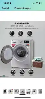 Lg front load washing machine 7kg
