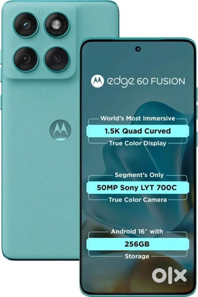 Edge 60 fusion new Mobile used only 10 Days Box piece company charger