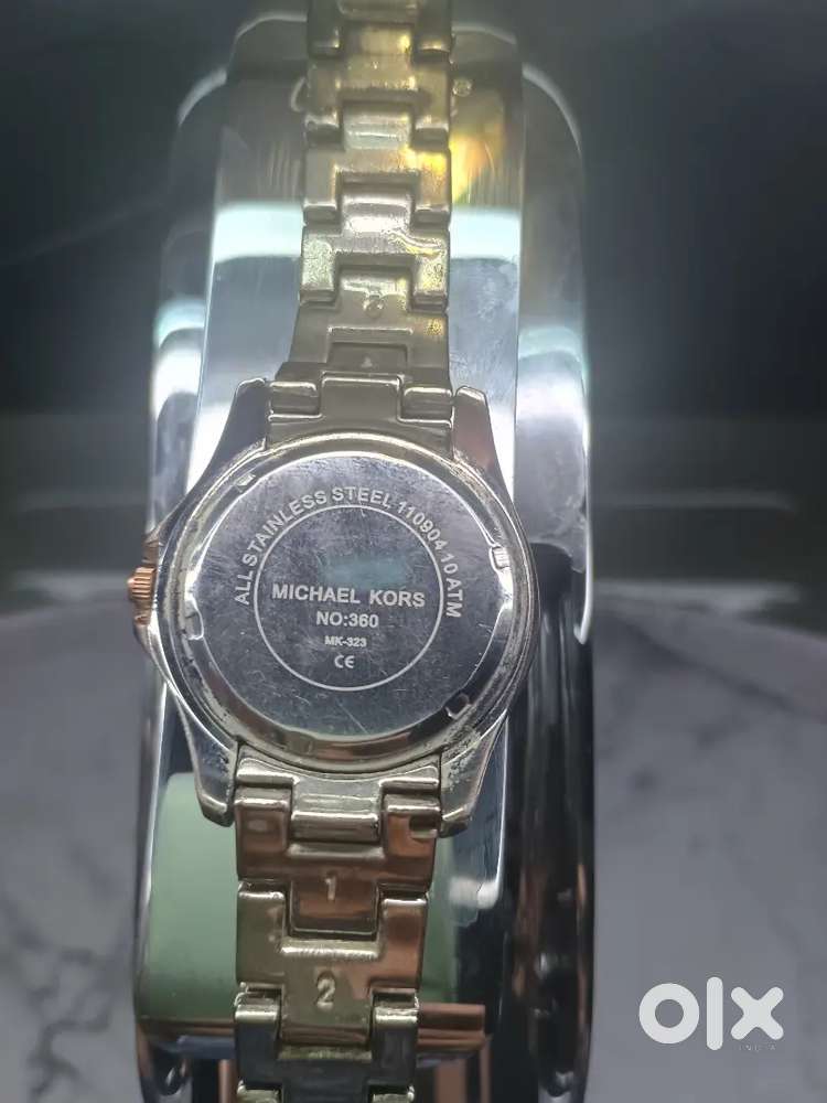 Michael Kors Round Dial Studded Watch for Women