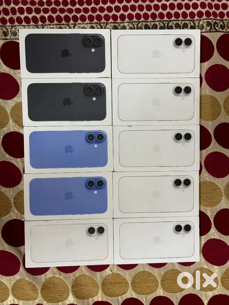 Iphone 16 Sealed pack 10 pieces with bill