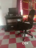 Complete set desktop, table and chair price negotiable
