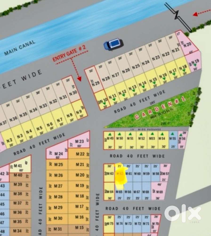 Plot at prime location in Kunhari