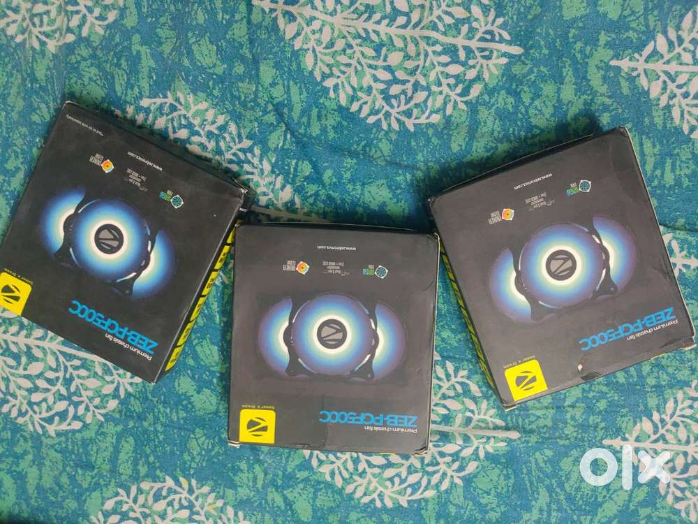 Zebronics ARGB fan, MORPHO 1300 E3, DDR3 RAM, wifi card