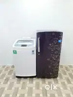Samsung diamond drum top load & samsung digital inverter s/d fridge