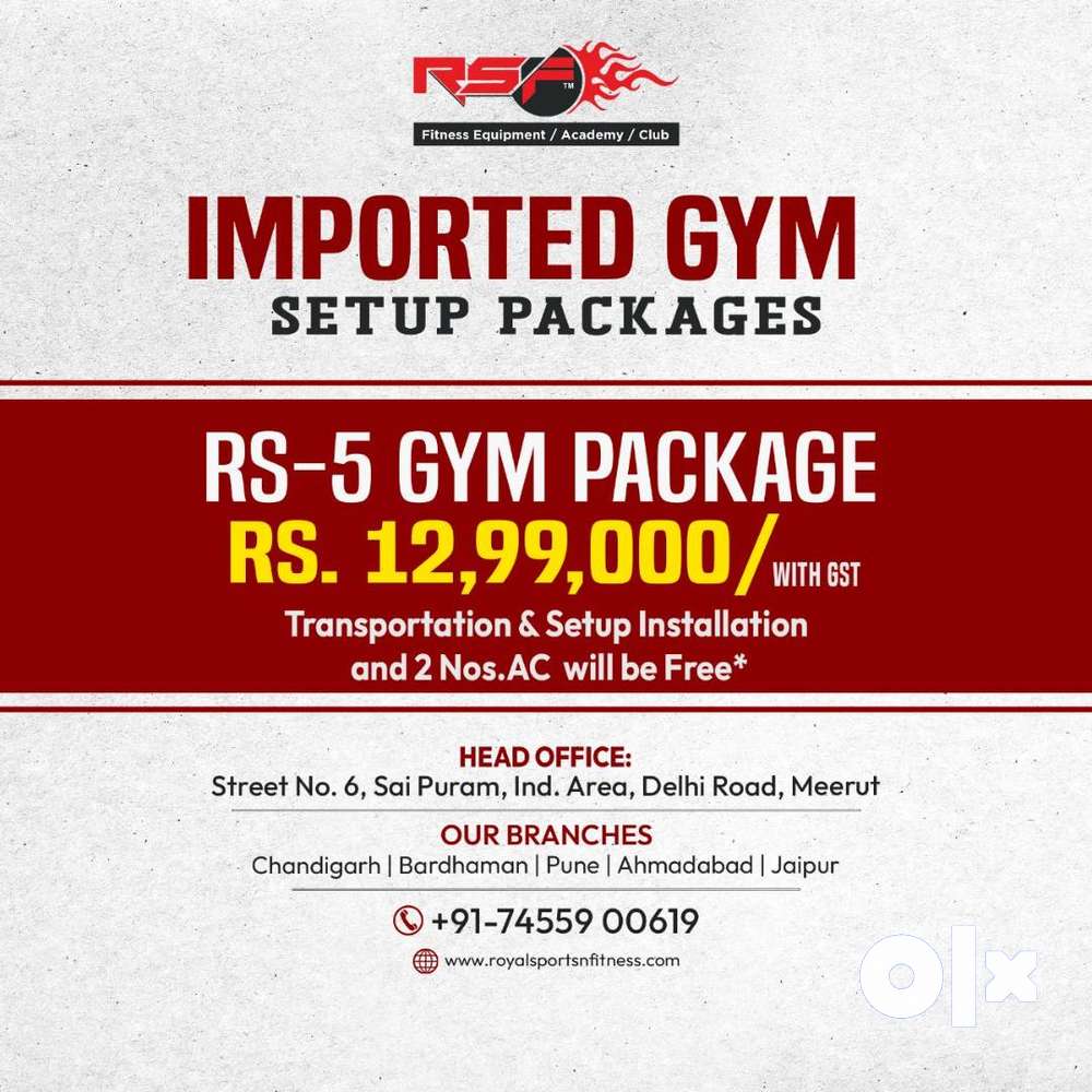 FITNESS EQUIPMENTS FULL GYM SETUP IMPORTERS AND MANUFACTURERS