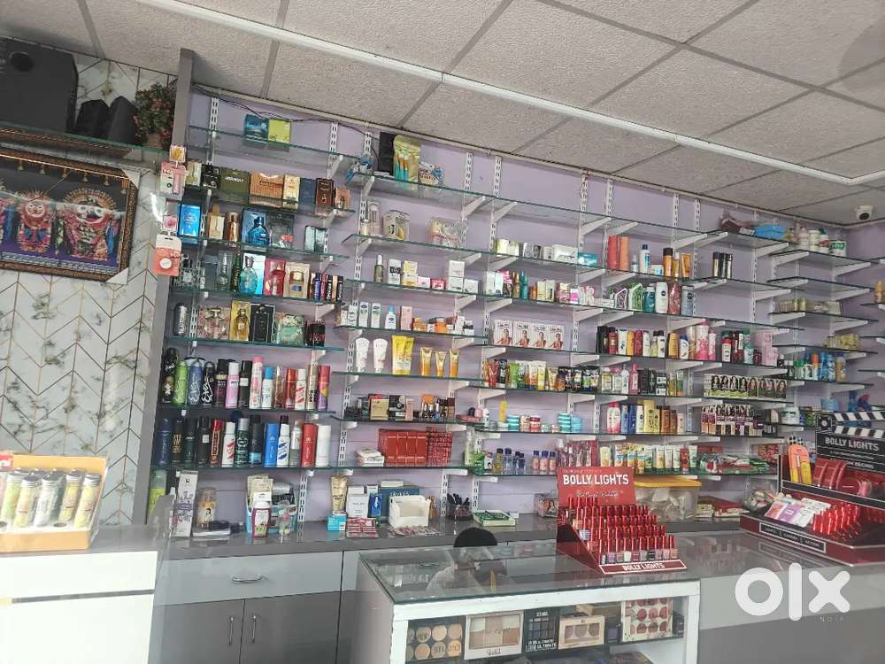 Urgently selling fully furnished cosmetic store