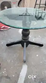 Glass Top Tea Poy for sale