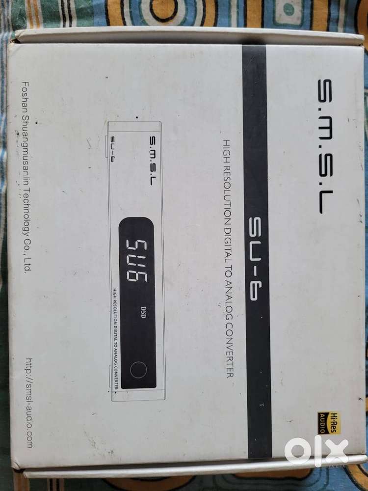 SMSL SU-6 DAC ES9038Q2M XMOS DSD PCM768kHz/32Bit Bluetooth LDAC