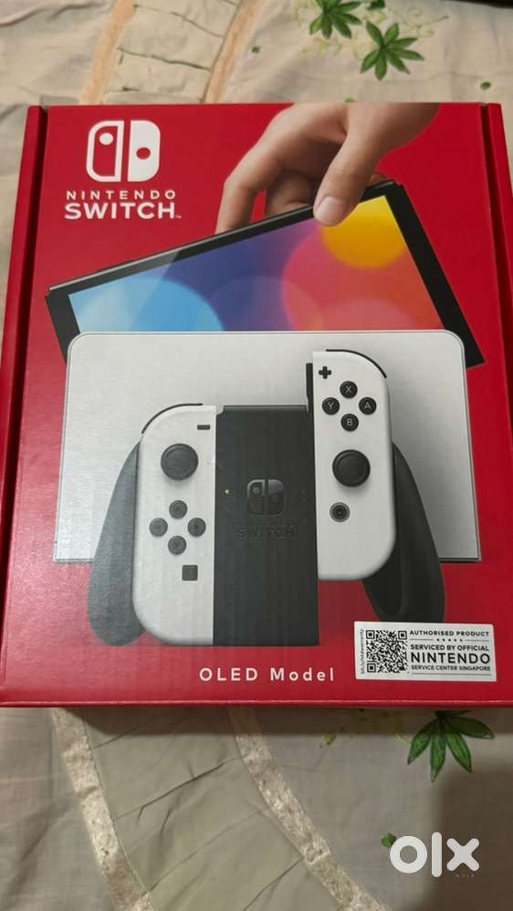 Nintendo Switch OLED + Carry Case + MicroSD Card