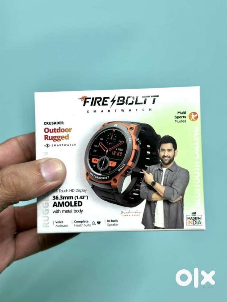 Firebolt Crusader Amoled Display Smartwatch