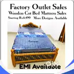 Wooden Cot Bed Mattresses, Teakwood Cots, Spring Mattress available