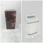 Best combo sale fridge and washing machine with one year warranty