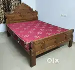 Teak wood Family coat bed