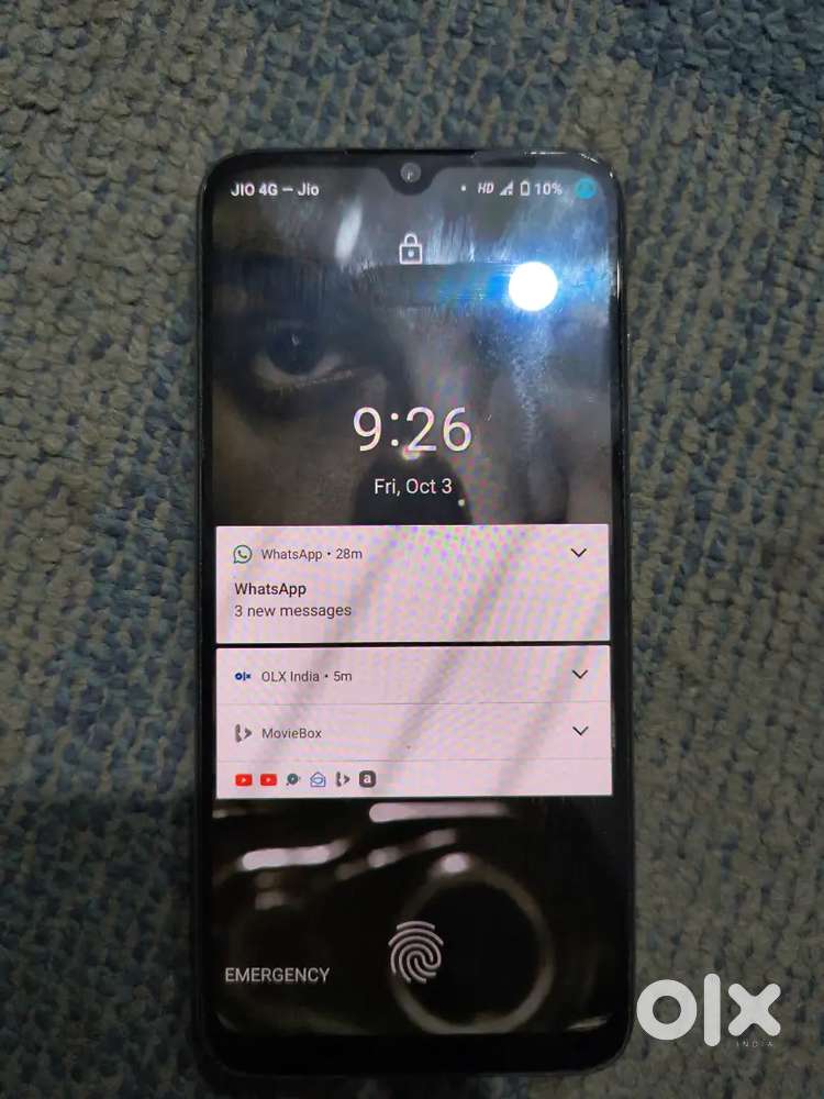 MI A3 , In display fingerprint,