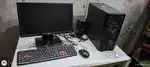 Assembled desktop dell monitor mouse keyboard