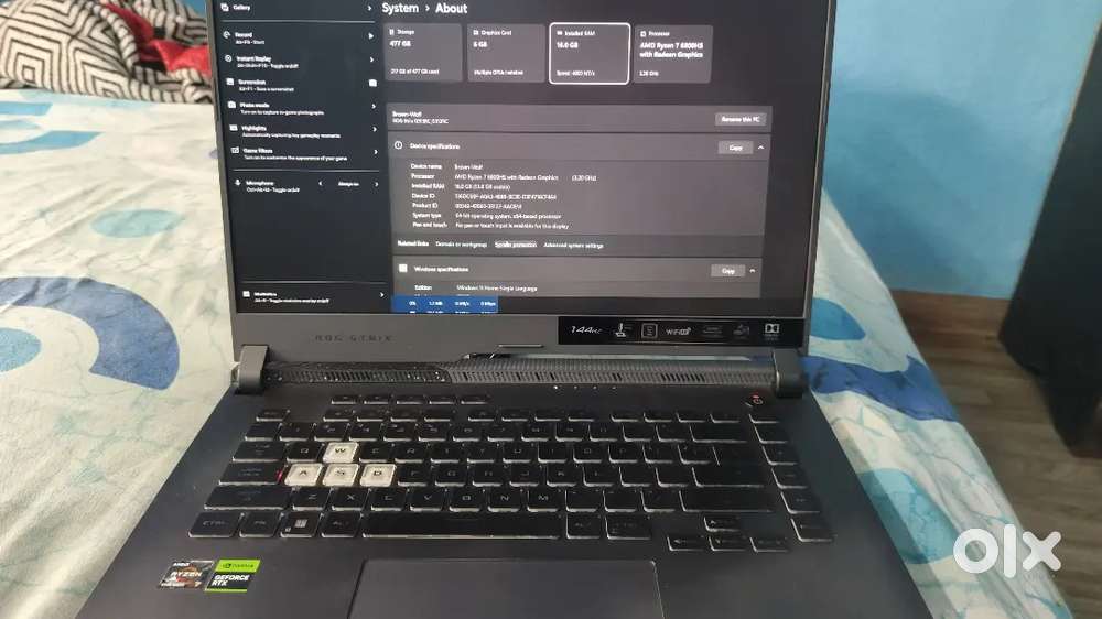 Asus Rog Strix G513RC